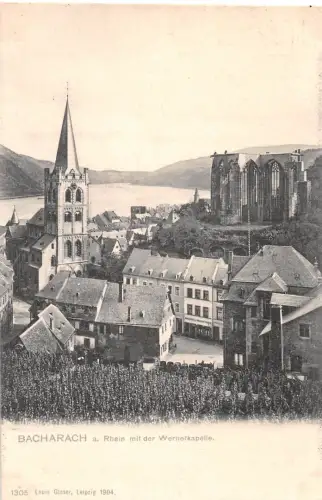 Bacharach am Rhein mit der Wernerkapelle ngl 195.543
