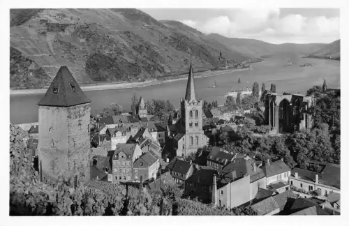Bacharach am Rhein mit Postenturm ngl 195.544