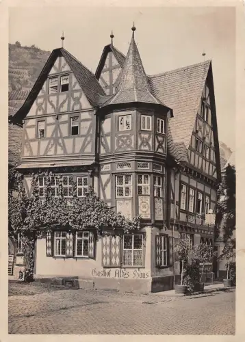 Bacharach am Rhein Gasthof altes Haus gl1938 195.545