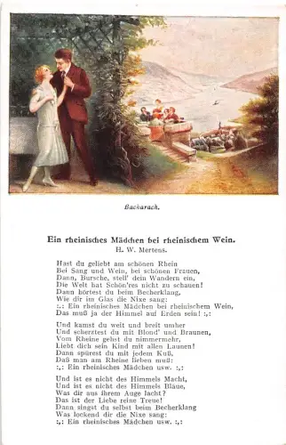 Bacharach am Rhein mit Liedtext ngl 195.528