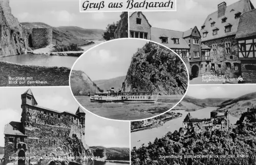Bacharach am Rhein Mehrbildkarte ngl 195.552