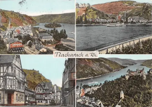 Bacharach am Rhein Mehrbildkarte gl1966 195.553
