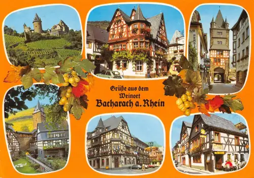 Bacharach am Rhein Mehrbildkarte gl 195.554