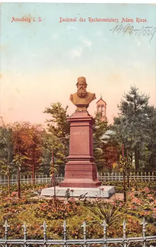 Annaberg Denkmal Adam Riese ngl 195.590