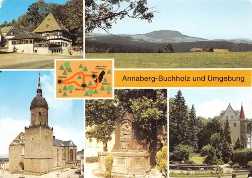 Annaberg-Buchholz Mehrbildkarte gl1990 195.607