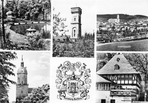 Annaberg-Buchholz Mehrbildkarte gl 195.606