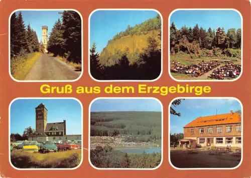 Erzgebirge Mehrbildkarte gl1984 195.620