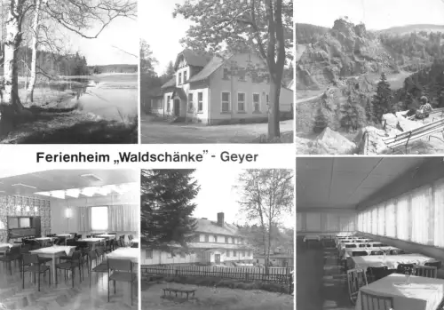 Geyer (Erzgebirge) Ferienheim Waldschänke gl1985 195.683