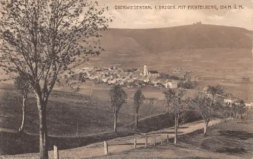 Oberwiesenthal mit Fichtelberg gl1913 195.697