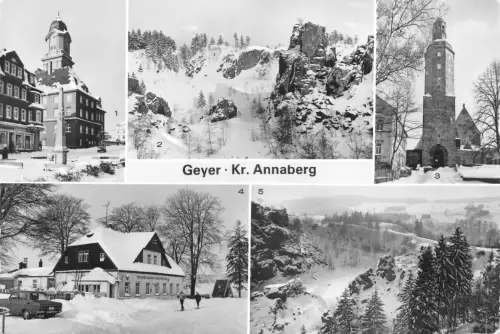 Geyer (Erzgebirge) Mehrbildkarte ngl 195.684