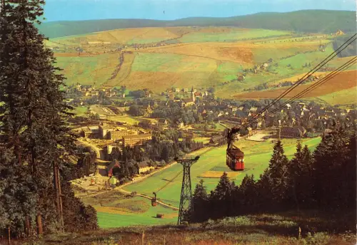 Oberwiesenthal Panorama mit Schwebebahn ngl 195.715