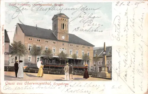 Oberwiesenthal Hotel Rathaus gl1905 195.736