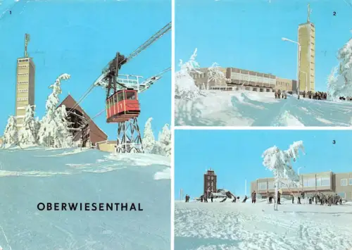 Oberwiesenthal Fichtelberg Mehrbildkarte gl1979 195.792