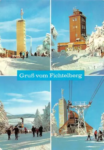 Oberwiesenthal Fichtelberg Schwebebahn Mehrbildkarte gl1973 195.791