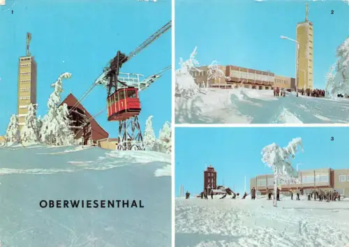 Oberwiesenthal Fichtelberg Mehrbildkarte gl1984 195.789