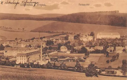 Olbernhau (Erzgebirge) Teilansicht gl1917 95.832
