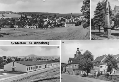 Schlettau Mehrbildkarte gl 195.816