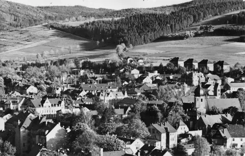 Olbernhau (Erzgebirge) Blick gegen den Hainberg gl1961 195.830