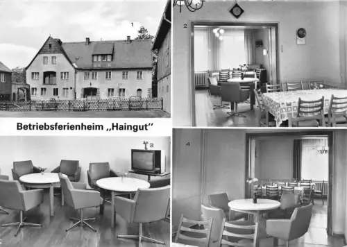 Olbernhau (Erzgebirge) Betriebsferienheim "Haingut" gl1981 195.836