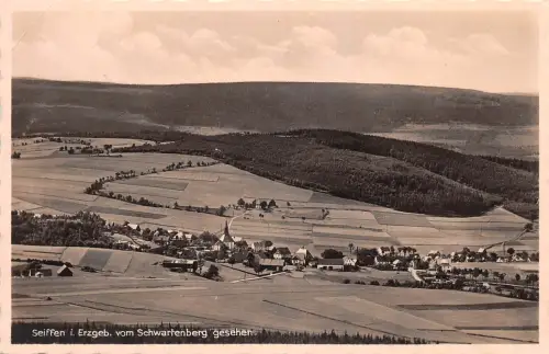 Seiffen (Erzgebirge) vom Schwartenberg gesehen gl1934 195.861