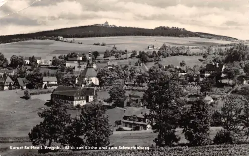 Seiffen (Erzgebirge) Blick zur Kirche gl1959 195.870