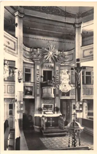 Seiffen (Erzgebirge) Kirche Inneres Fotokarte ngl 195.893