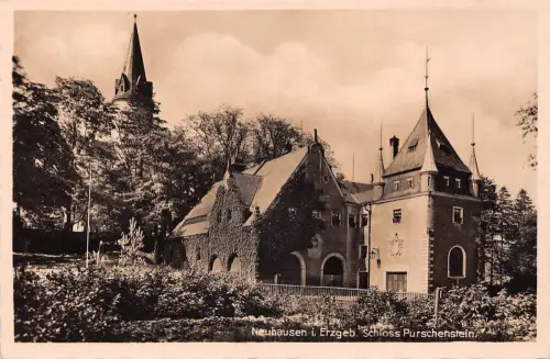 Neuhausen im Erzgebirge Schloß Purschenstein ngl 195.906