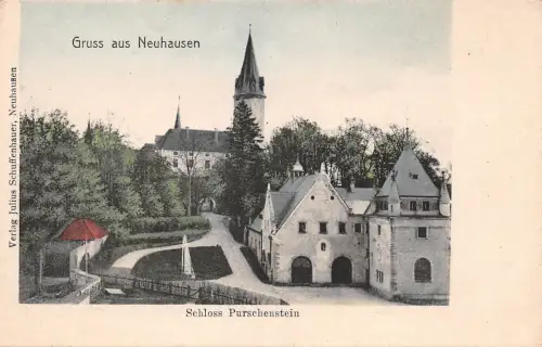 Neuhausen im Erzgebirge Schloß Purschenstein ngl 195.905