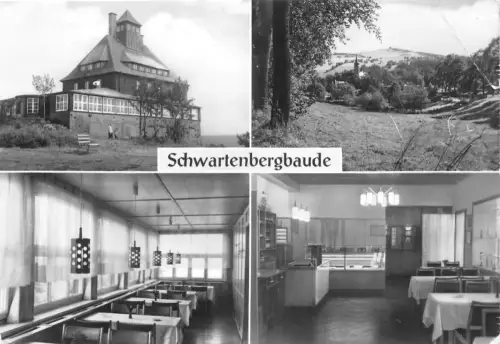 Neuhausen im Erzgebirge Schwartenbergbaude Mehrbildkarte gl1980 195.901