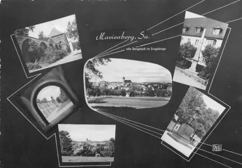 Marienberg in Sachsen Mehrbildkarte gl1960 195.926