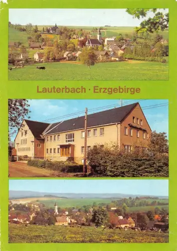 Lauterbach i. Erzg. Mehrbildkirche gl1990 195.931