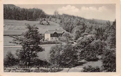 Pobershau Erzgeg. Ferienheim Schwarzbeerschänke gl1958 195.956