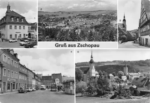 Zschopau i.Sa. Mehrbildkarte gl1987 195.971