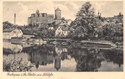 Zschopau i.Sa. Partie am Schloß gl1935 195.969