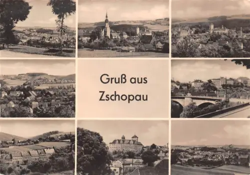 Zschopau i.Sa. Mehrbildkarte ngl 195.970
