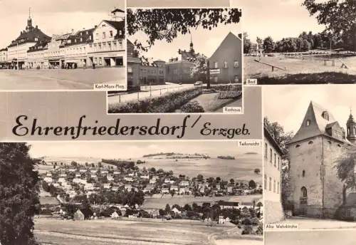 Ehrenfriedersdorf Mehrbildkarte gl1980 196.007