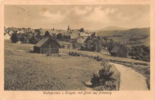 Wolkenstein i.Erzgeb. Blick auf Pöhlberg gl 196.011