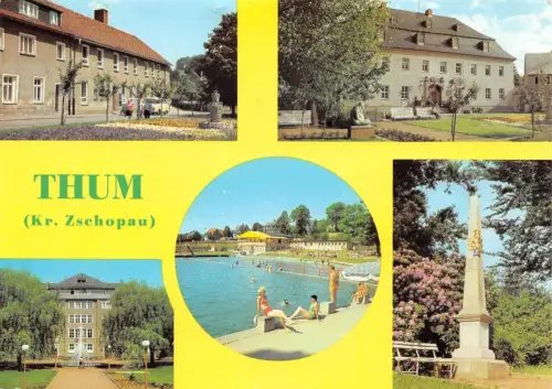 Thum Erzgeb. Mehrbildkarte gl 196.024