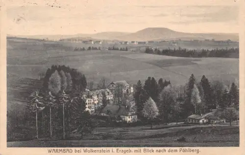 Wolkenstein i.Erzgeb. Blick nach dem Pöhlberg gl1921 196.009