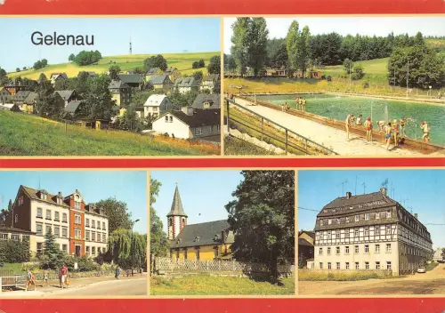 Gelenau (Erzgebirge) Mehrbildkarte gl1951 196.020