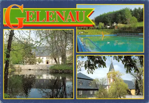 Gelenau (Erzgebirge) Mehrbildkarte Druckprobe ngl 196.022