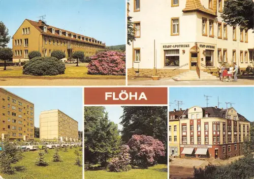 Flöha Mehrbildkarte gl1991 196.027