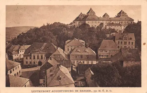 Augustusburg Erzgebirge Panorama gl1924 196.046