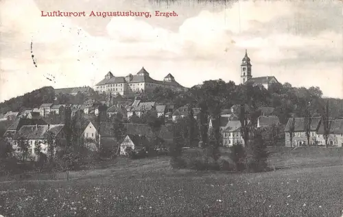 Augustusburg Erzgebirge Panorama feldpgl1916 196.047