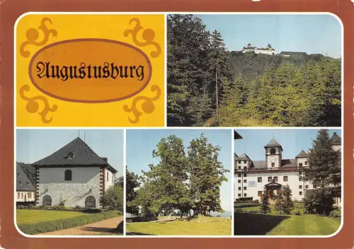 Augustusburg Mehrbildkarte gl1988 196.070