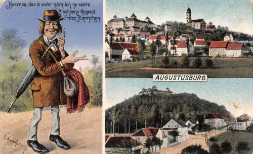 Augustusburg Mehrbildkarte gl 196.075