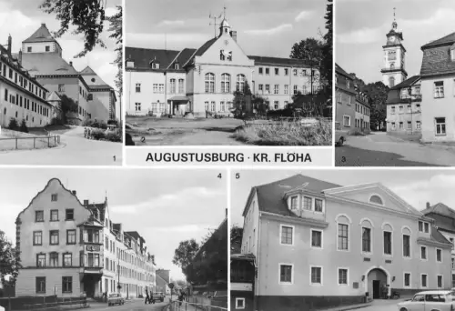 Augustusburg Mehrbildkarte ngl 196.076