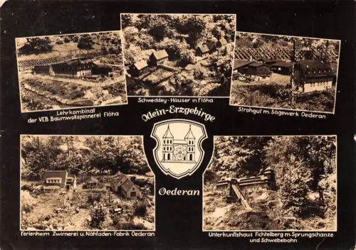 Oederan Mehrbildkarte gl 196.087