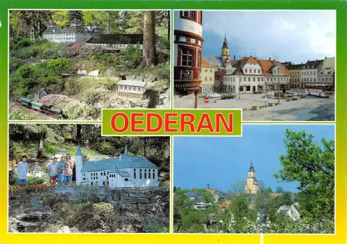 Oederan Mehrbildkarte Druckprobe ngl 196.098