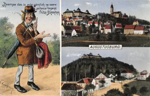 Augustusburg Mehrbildkarte gl1932 196.073
